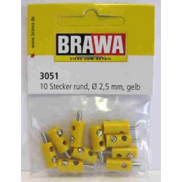 Brawa 3051 Stecker, rund,...