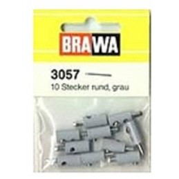 Brawa 3057 Stecker, rund,...